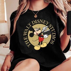 Mickey Studio Walt Disney Disneyland Tshirt Disney Trip 2023